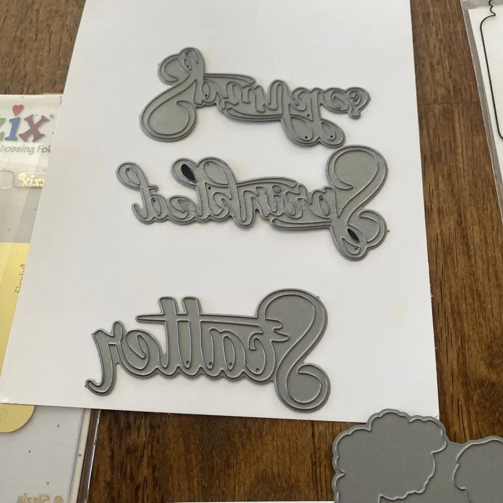 Various Rubber Stamps And Die Cuts Roses Halloween Frames Minions and More!